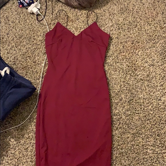 Maroon Cocktail Dress 🍸 - Picture 1 of 2